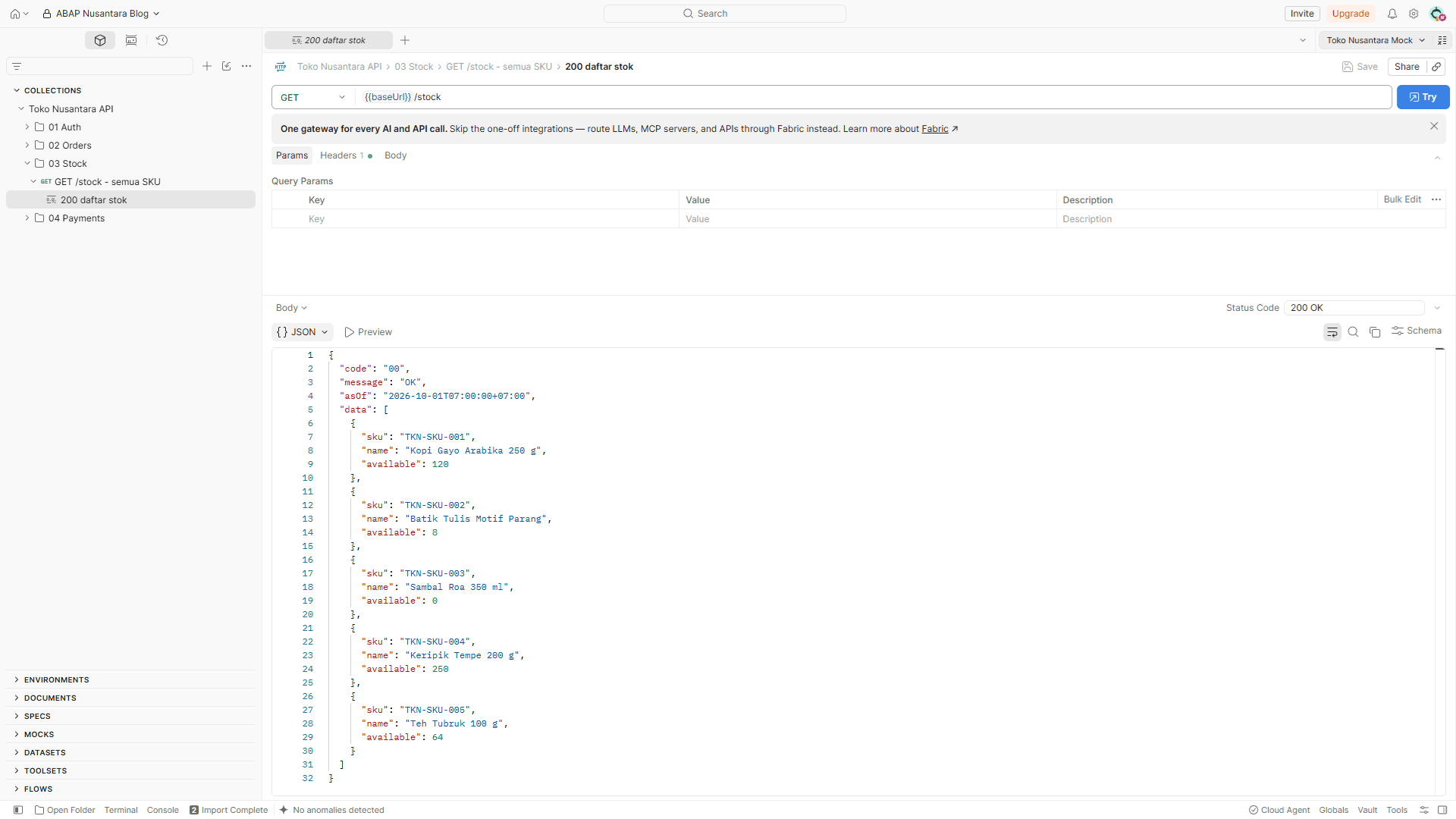 Membuat API Tiruan dengan Postman Mock Server · ABAP Nusantara